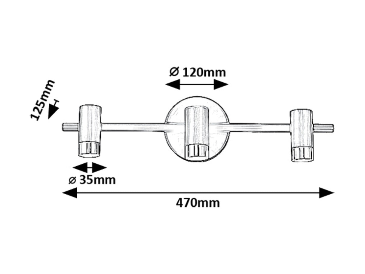 Aplica LED baie Kadir, negru/ auriu, 9W, 820lm, 4000K, IP44, Rabalux, 75042