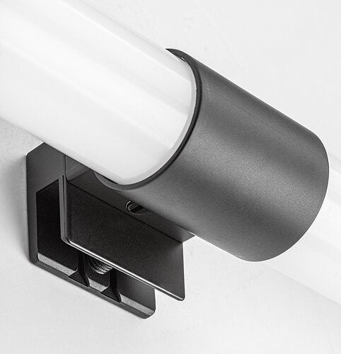 Aplica baie LED Zain, negru, 6W, 590lm, 4000K, L.40cm, IP44, Rabalux, 75043