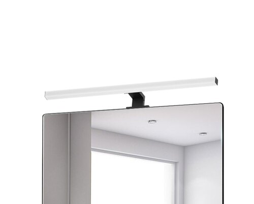 Lampa baie LED Oliro, negru, 9W, 1000lm, 4000K, L.60cm, IP44, Rabalux, 75052