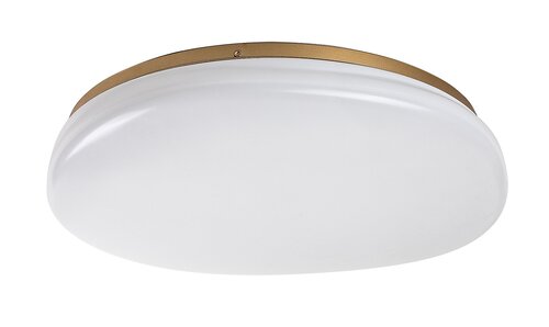 Plafoniera baie LED Caliope, auriu, 24W, 1700lm, 4000K, D.41cm, IP44, Rabalux, 75053