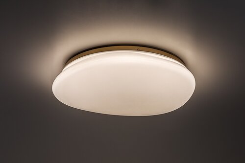 Plafoniera baie LED Caliope, auriu, 24W, 1700lm, 4000K, D.41cm, IP44, Rabalux, 75053