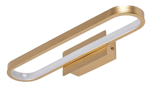 Aplica baie LED Odran, auriu, 15W, 1200lm, 4000K, L.40cm, IP44, Rabalux, 75055