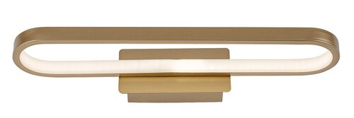 Aplica baie LED Odran, auriu, 15W, 1200lm, 4000K, L.40cm, IP44, Rabalux, 75055