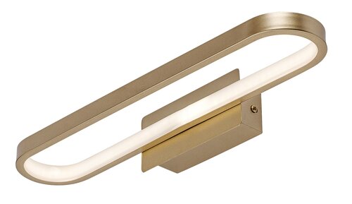 Aplica baie LED Odran, auriu, 15W, 1200lm, 4000K, L.40cm, IP44, Rabalux, 75055