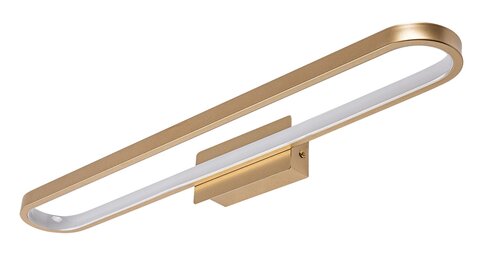 Aplica baie LED Odran, auriu, 18W, 1350lm, 4000K, L.60cm, IP44, Rabalux, 75056
