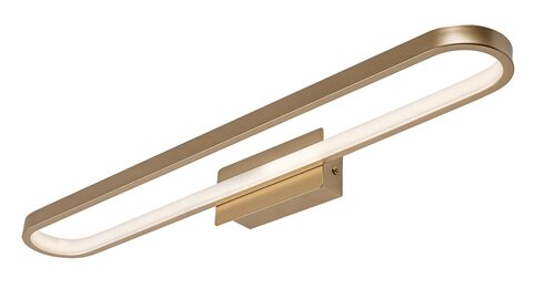 Aplica baie LED Odran, auriu, 18W, 1350lm, 4000K, L.60cm, IP44, Rabalux, 75056