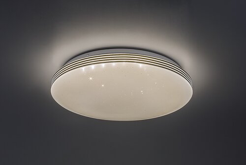 Plafoniera baie LED Toma, auriu, 18W, 1440lm, 4000K, D.34cm, IP44, Rabalux, 75057