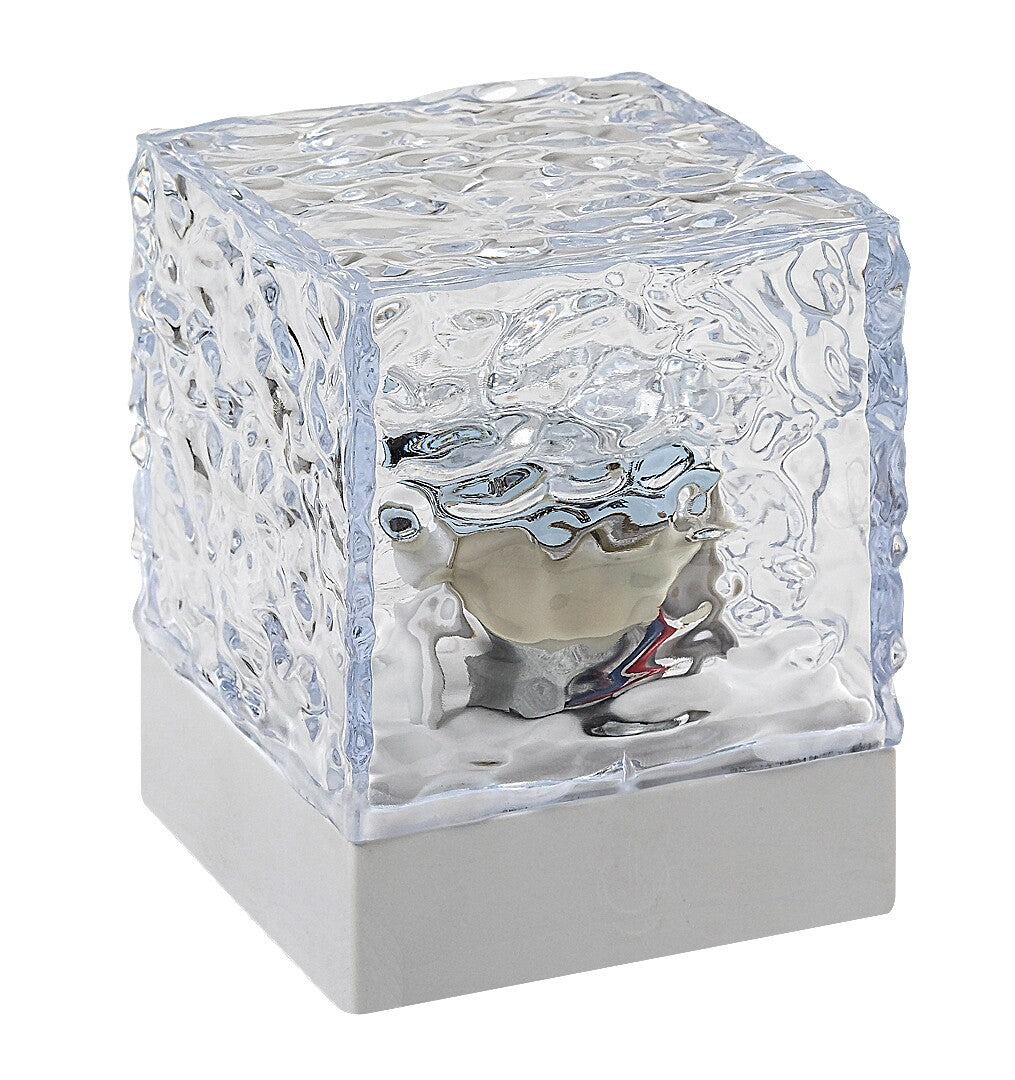 Veioza copii pe baterii cu telecomanda Cubiko, alb, LED 1W, RGB, Rabalux, 76022