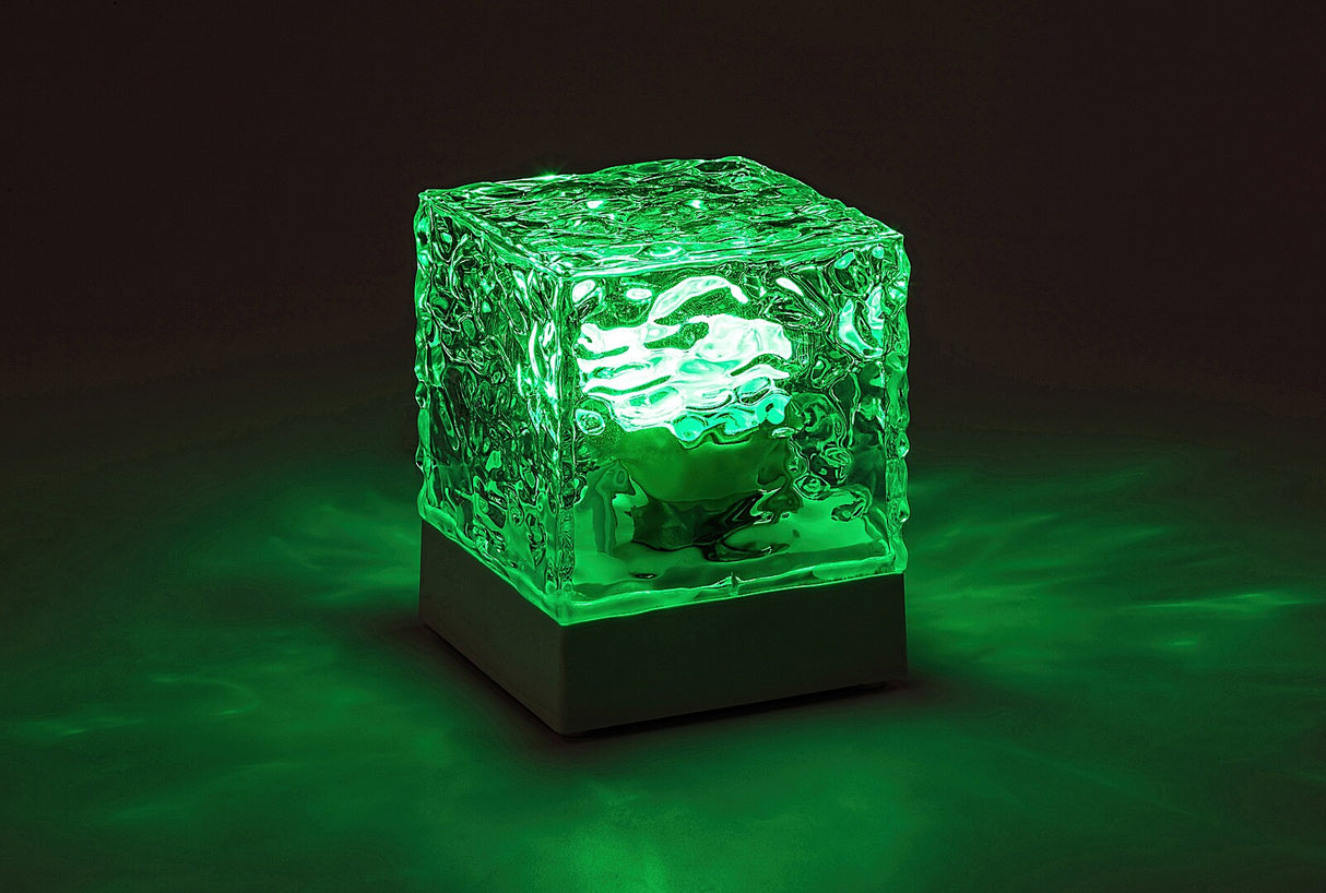 Veioza copii pe baterii cu telecomanda Cubiko, alb, LED 1W, RGB, Rabalux, 76022