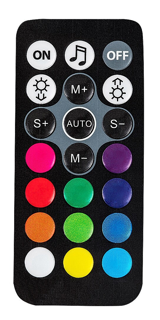 Lampa led cu baterii, RGB, cu telecomanda Jocker, negru, LED 1W, IP20, Rabalux, 76023