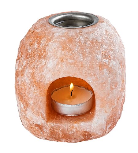 Difuzor de aromaterapie din sare Saltor, portocaliu, H.11cm, IP20, Rabalux, 76024