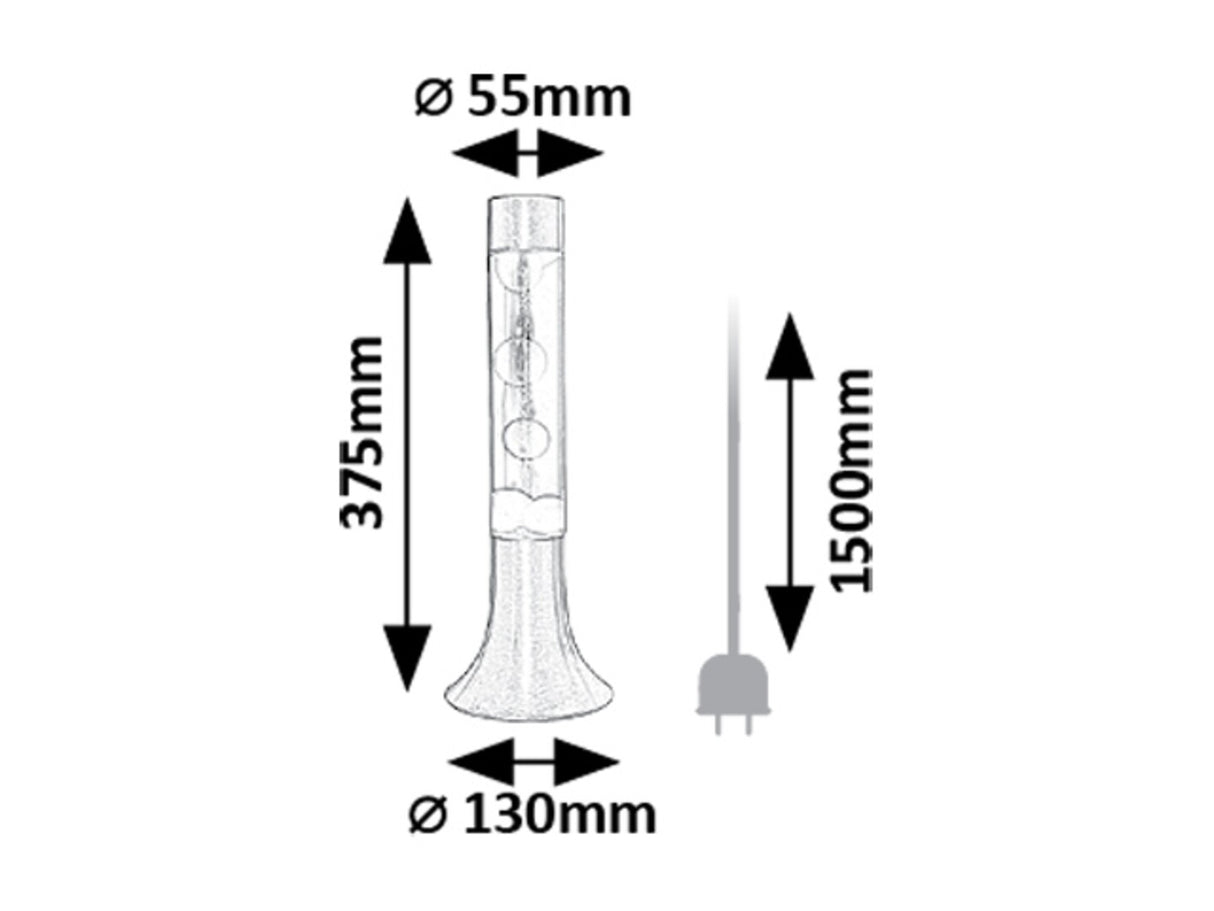 Veioza lava Poppilol, LED, 34 lumeni, Rabalux 76025