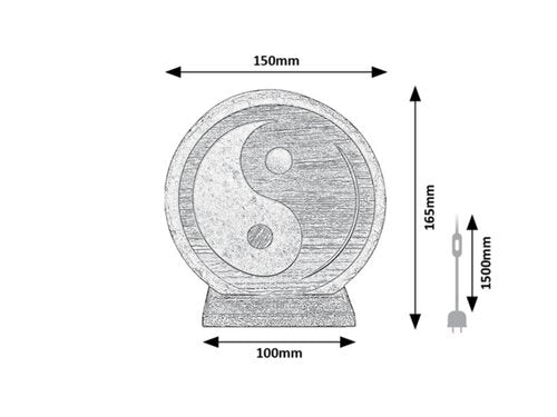 Veioza sare Harmio, portocaliu, 1xE14, H.16,5cm, IP20, Rabalux, 76032