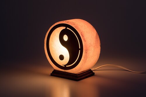 Veioza sare Harmio, portocaliu, 1xE14, H.16,5cm, IP20, Rabalux, 76032