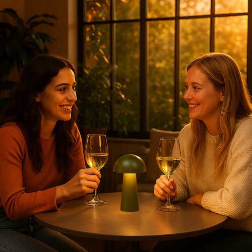 Veioza LED exterior Mireo, verde, 1.5W, 50lm, 3000K, H.20cm, IP44, Rabalux, 76038