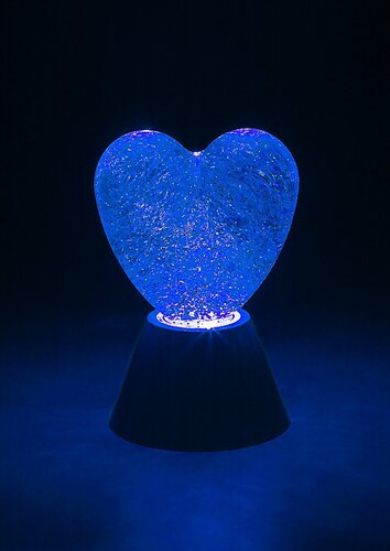 Veioza LED pe baterii Sparkly, alb, 0.8W, H.16cm, RGB, IP20, Rabalux, 76040