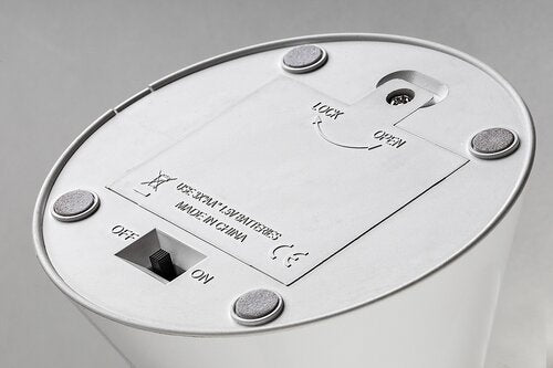 Veioza LED pe baterii Sparkly, alb, 0.8W, H.16cm, RGB, IP20, Rabalux, 76040