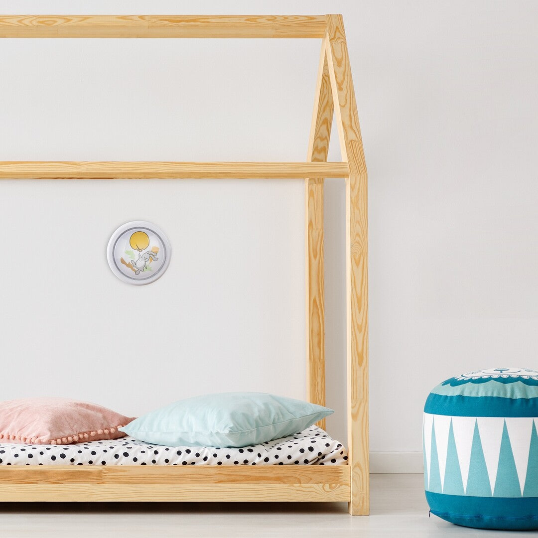 Lampa de veghe pe baterii pentru copii Hopply, alb, LED 0,3W, D.10,IP20, Rabalux, 76073