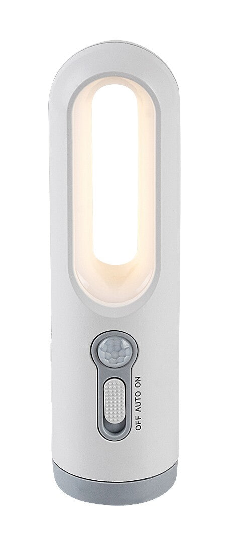 Lampa cu senzor de miscare Radko, alb, LED 0,8W, IP20, Rabalux, 76108