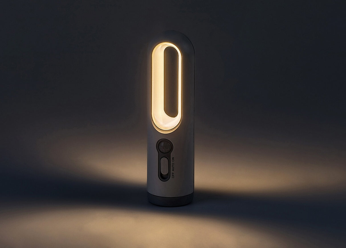 Lampa cu senzor de miscare Radko, alb, LED 0,8W, IP20, Rabalux, 76108