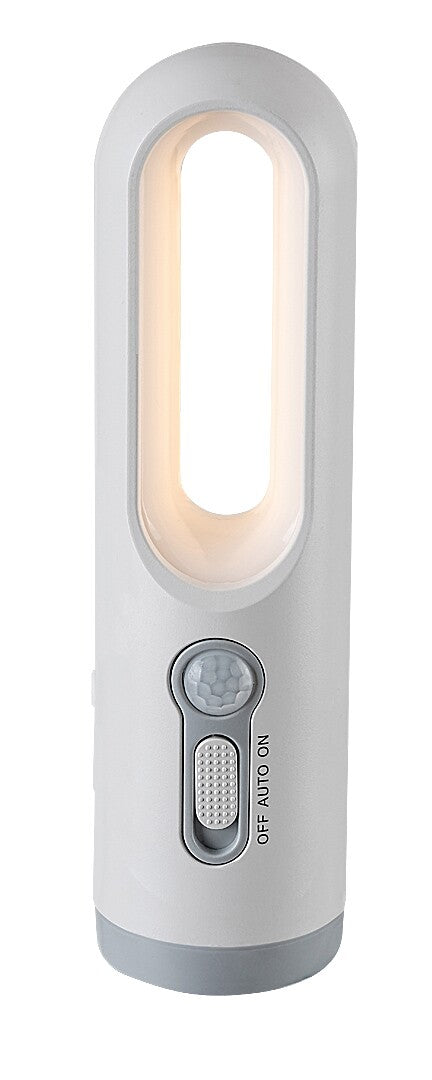 Lampa cu senzor de miscare Radko, alb, LED 0,8W, IP20, Rabalux, 76108