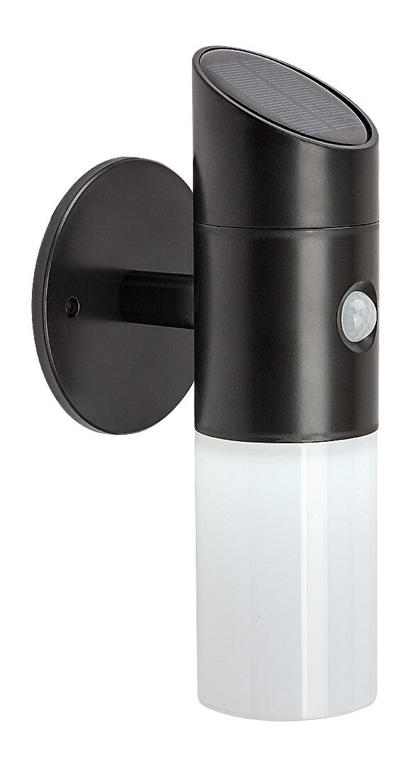 Aplica LED exterior solara Lutto, negru, 1W, IP44, Rabalux, 77030