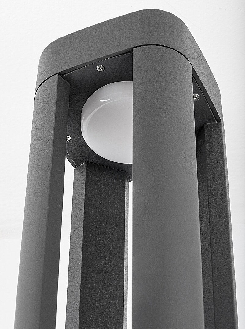 Stalp exterior LED Kalisz, antracit, 30W, 2450lm, 3000K, H.230, IP65, Rabalux, 77031