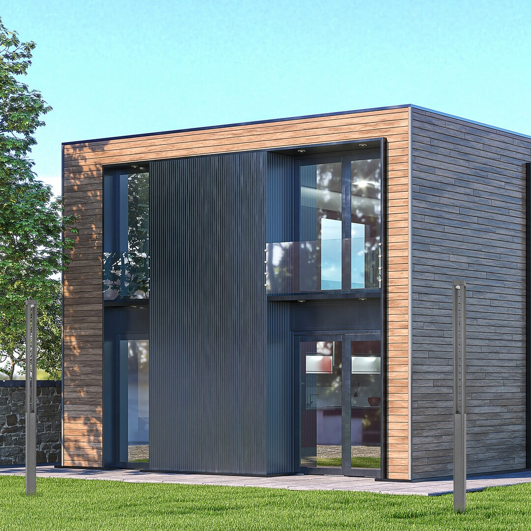 Stalp exterior LED Kalisz, antracit, 30W, 2450lm, 3000K, H.230, IP65, Rabalux, 77031