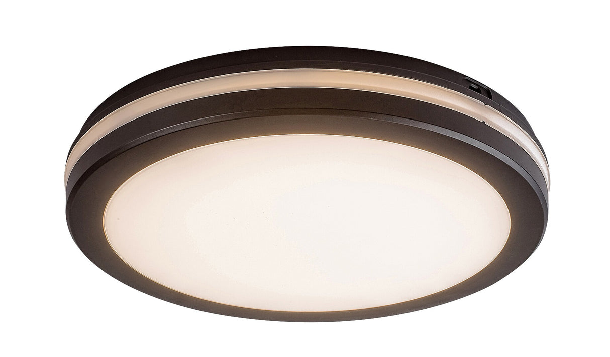 Plafoniera LED exterior Indre, negru, 28W, 2450lm, 3000K/4000K/6500K, IP54, Rabalux, 77035