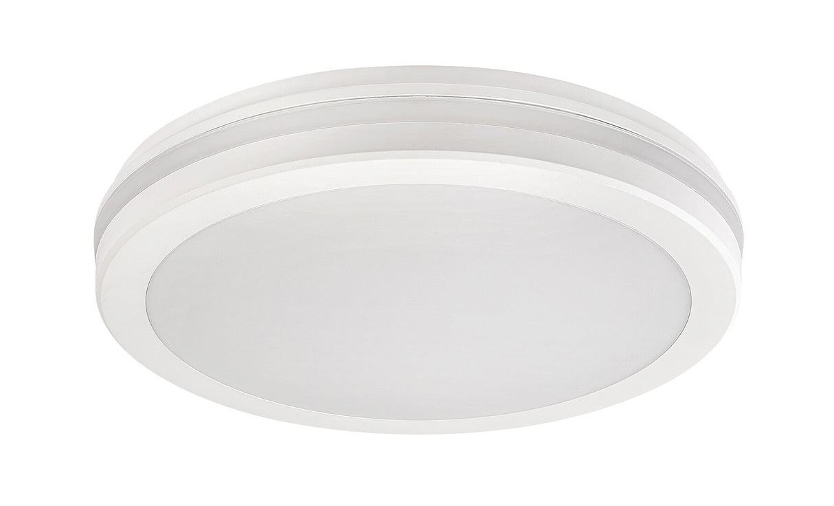 Plafoniera LED exterior Indre, alb, 28W, 2600lm, 3000K/4000K/6500K, IP54, Rabalux, 77036