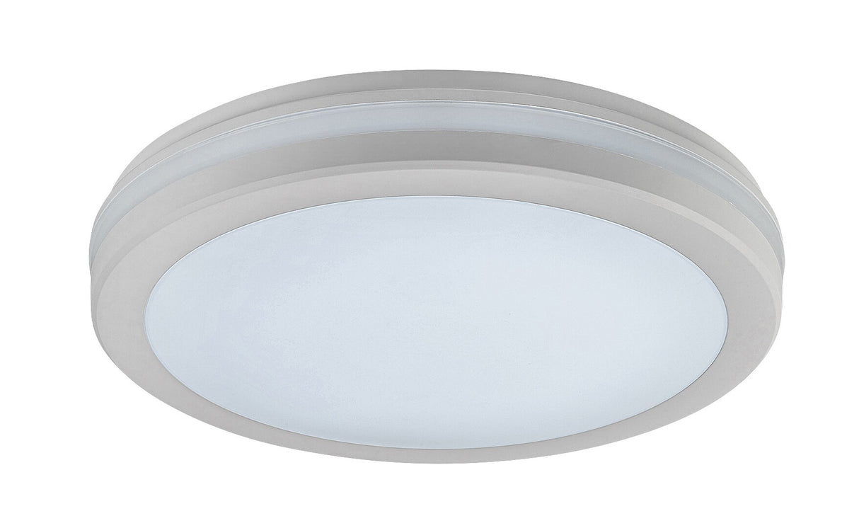 Plafoniera LED exterior Indre, alb, 28W, 2600lm, 3000K/4000K/6500K, IP54, Rabalux, 77036