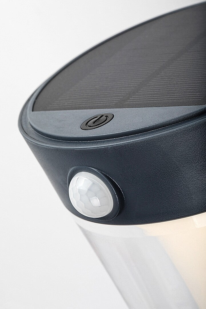 Aplica LED exterior solara Angers, gri, 3W, IP54, Rabalux, 77037