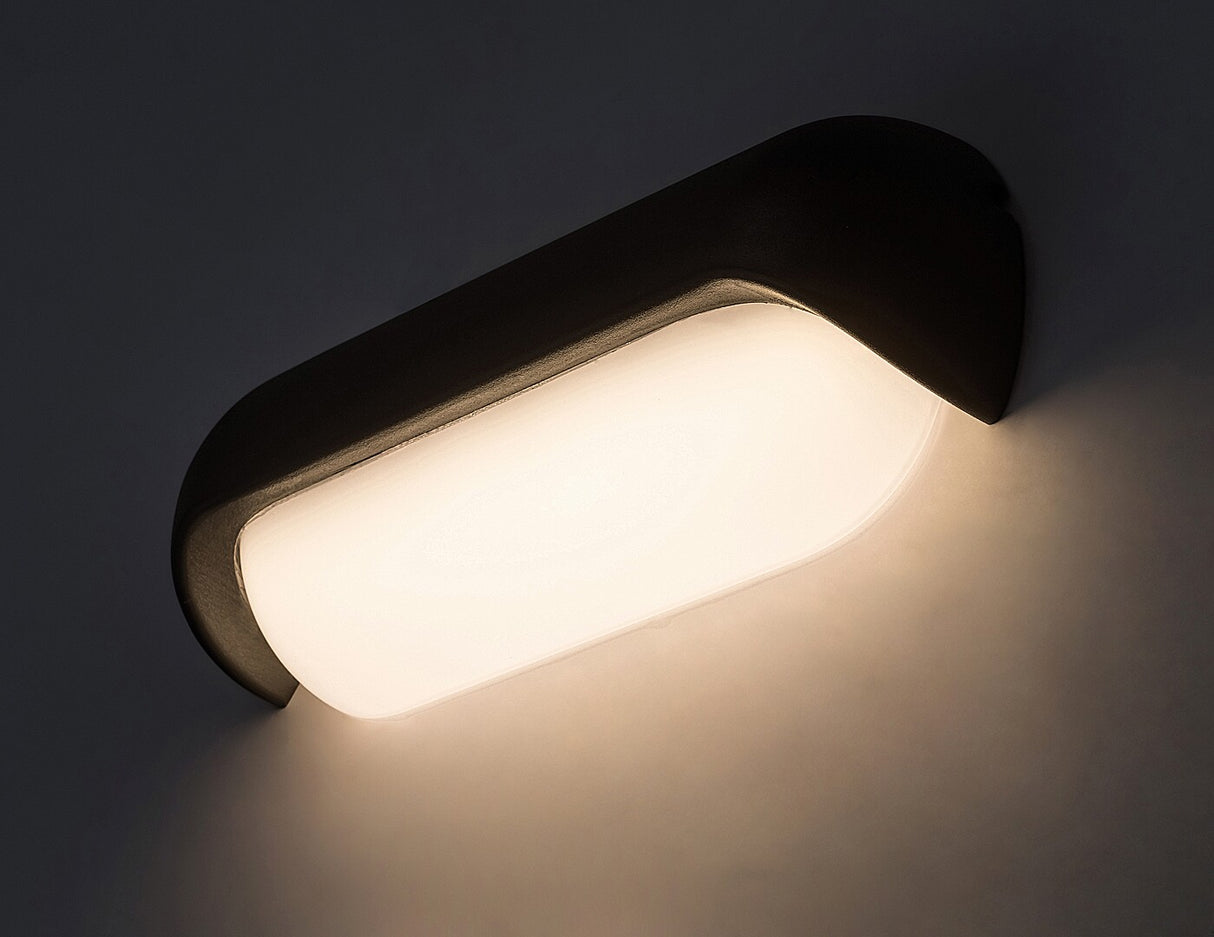 Aplica LED exterior Hulst, antracit, 13W, 850lm, 3000K, IP65, Rabalux, 77041