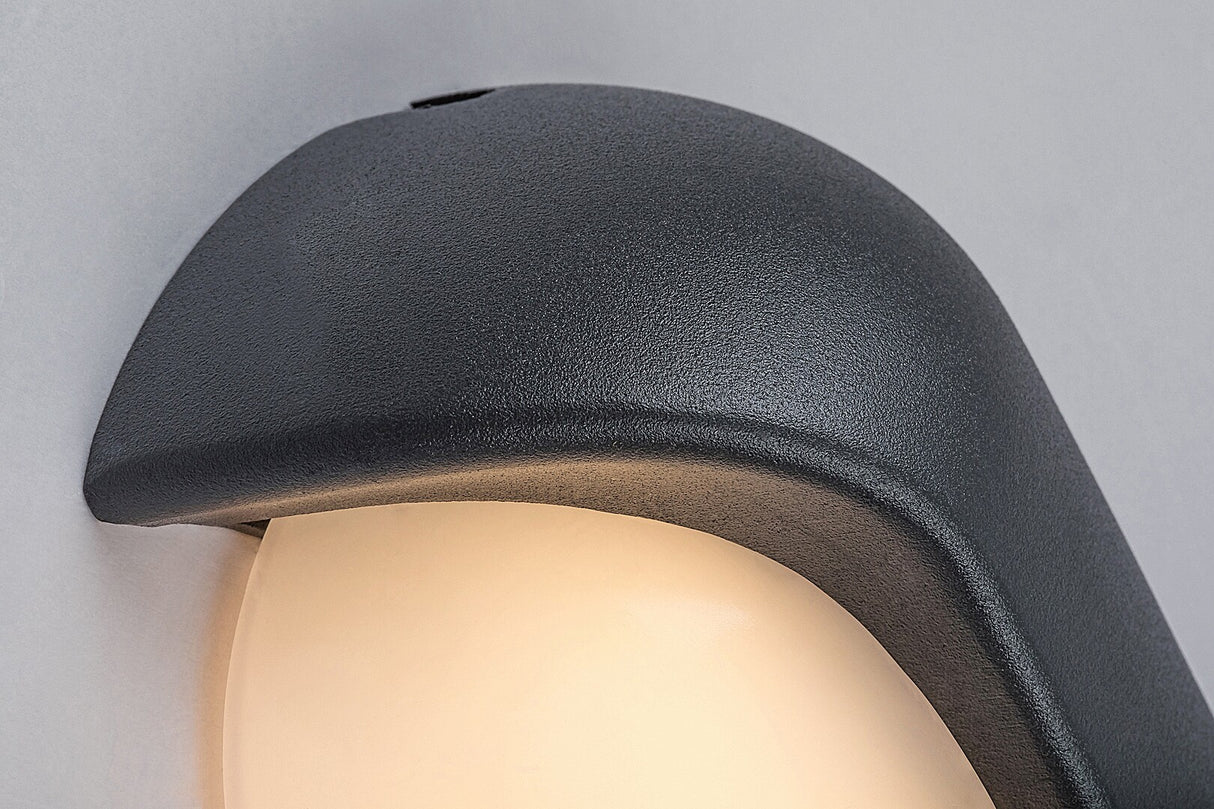 Aplica LED exterior Hulst, antracit, 13W, 850lm, 3000K, IP65, Rabalux, 77041