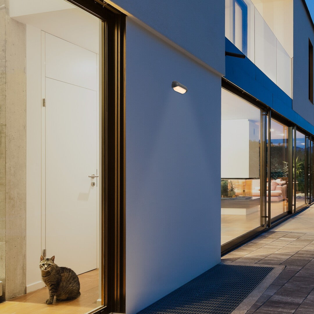 Aplica LED exterior Hulst, antracit, 13W, 850lm, 3000K, IP65, Rabalux, 77041