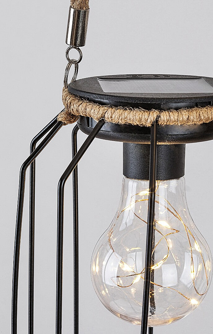 Lampa LED exterior solara Sluis, negru, 0,2W, IP44, Rabalux, 77046