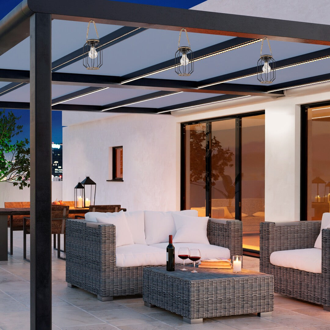 Lampa LED exterior solara Sluis, negru, 0,2W, IP44, Rabalux, 77046