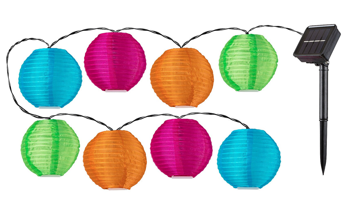 Ghirlanda LED exterior solara Titu, negru, 0,48W, L.2.3m, IP44, Rabalux, 77048