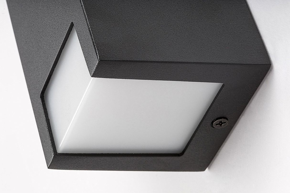 Aplica exterior Cernon, negru, 1 x GU10, IP44, Rabalux, 77054