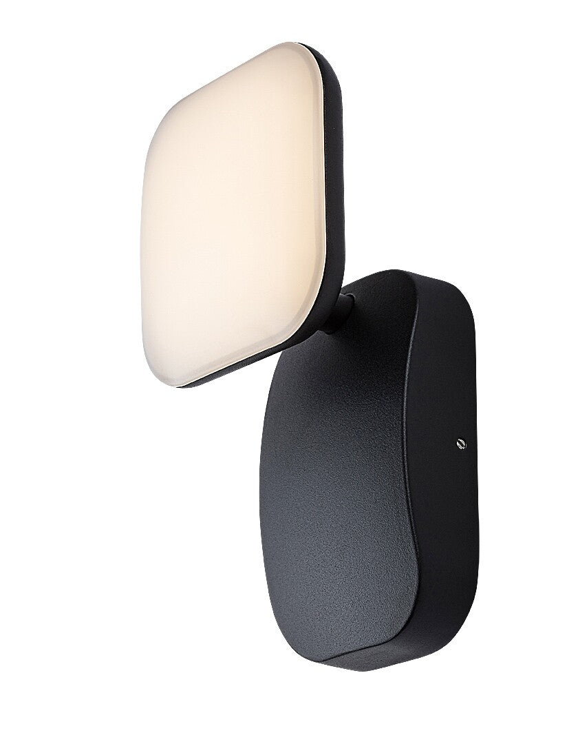Aplica LED exterior Odiel, negru, 12W, 800lm, 3000K, IP44, Rabalux, 77057