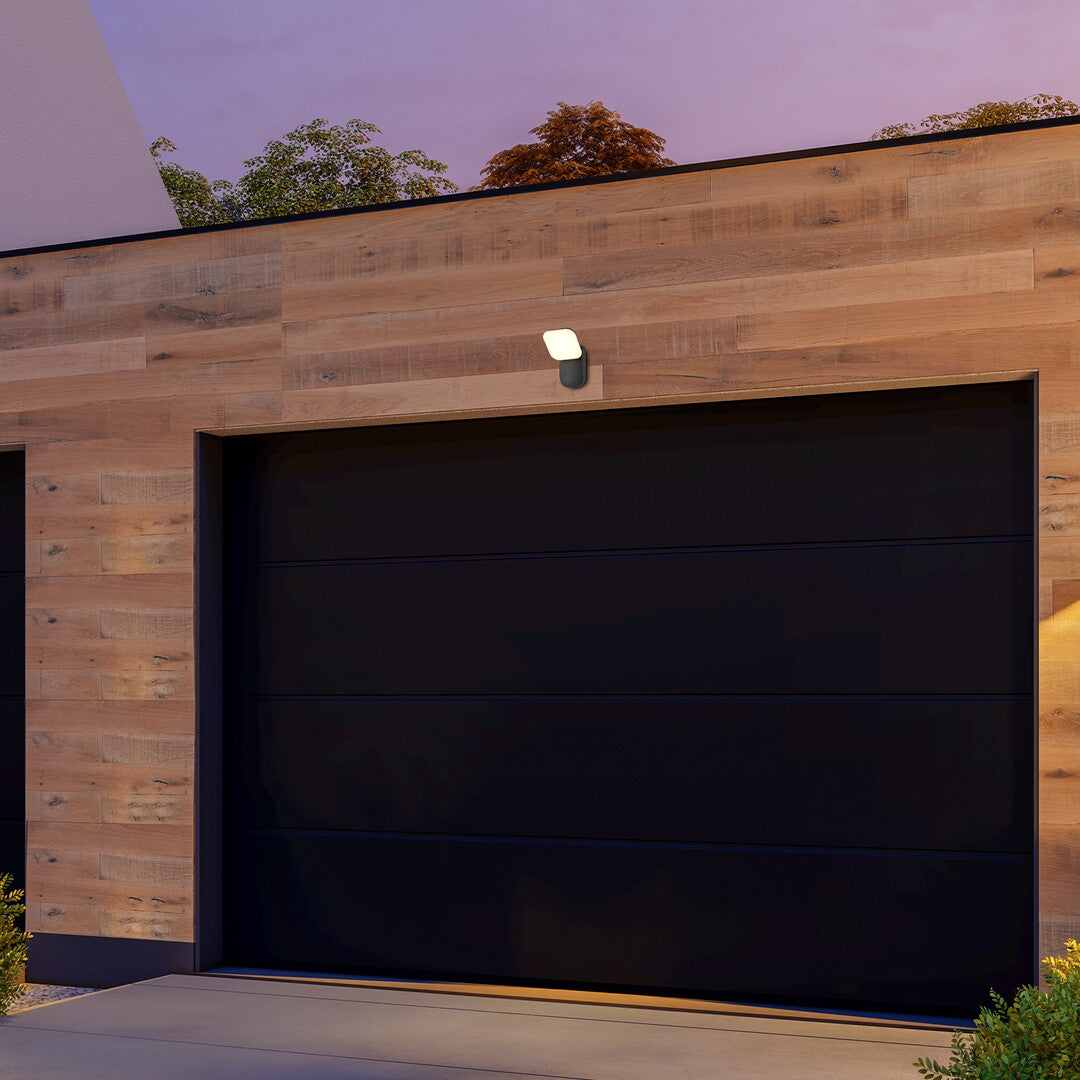 Aplica LED exterior Odiel, negru, 12W, 800lm, 3000K, IP44, Rabalux, 77057