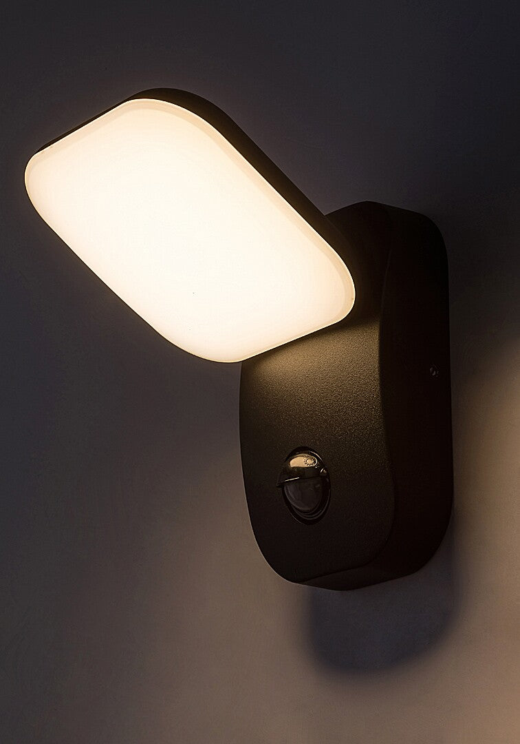 Aplica LED exterior Odiel, negru, 12W, 850lm, 3000K, IP44, Rabalux, 77058