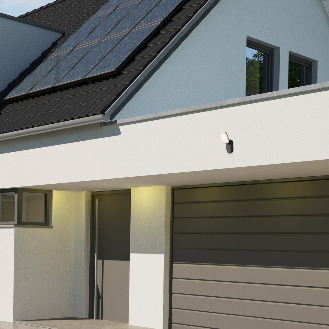 Aplica LED exterior Odiel, negru, 12W, 850lm, 3000K, IP44, Rabalux, 77058