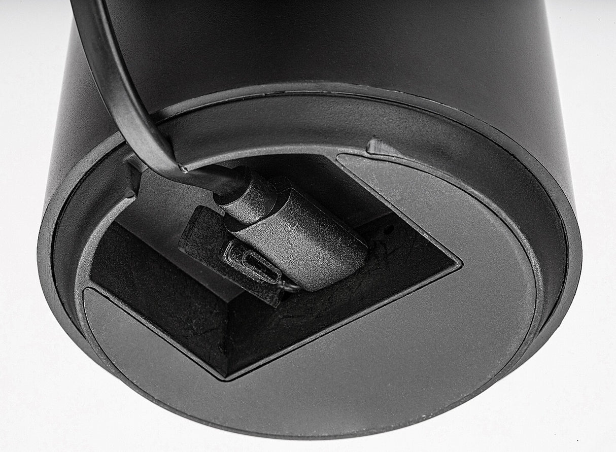 Veioza LED exterior Assen, negru, 5W, 40lm, 3000K, IP44, Rabalux, 77062