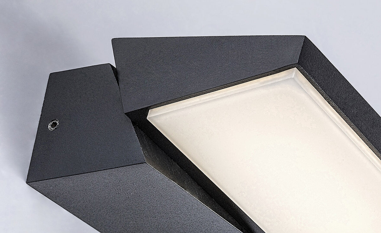 Aplica LED exterior Senica, negru, 13W, 540lm, 4000K, IP65, Rabalux, 77064