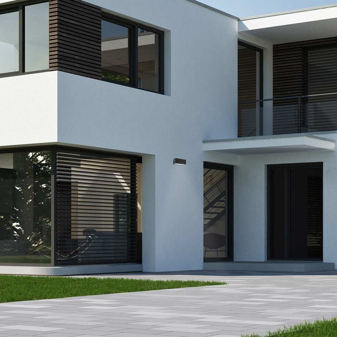 Aplica LED exterior Mataro, negru, 10W, 720lm, 4000K, IP54, Rabalux, 77075