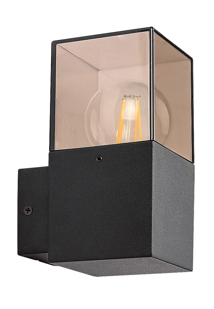 Aplica exterior Loanda, negru, 1 x E27, IP44, Rabalux, 77080