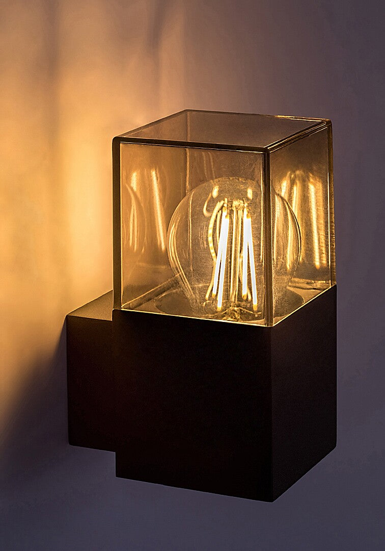 Aplica exterior Loanda, negru, 1 x E27, IP44, Rabalux, 77080