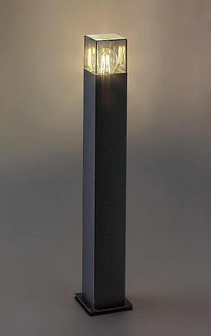 Stalp exterior Loanda, negru, 1 x E27, H.65, IP44, Rabalux, 77082