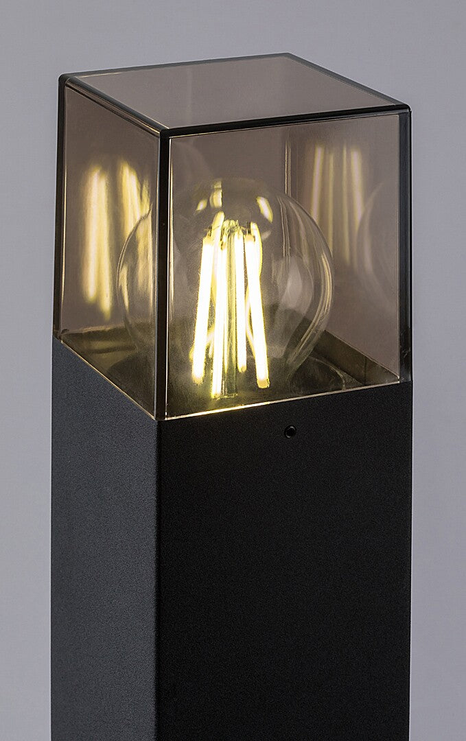 Stalp exterior Loanda, negru, 1 x E27, H.65, IP44, Rabalux, 77082